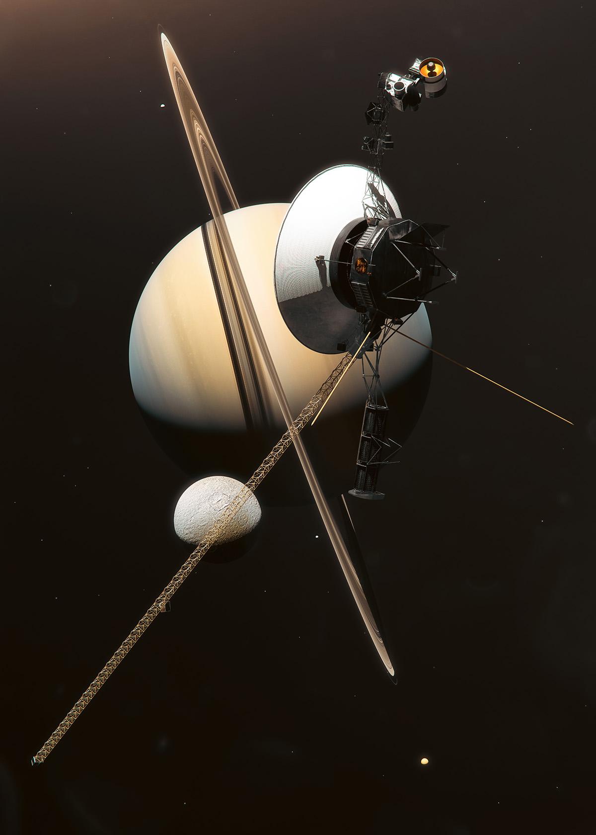 Voyager 1 - Saturn 1980