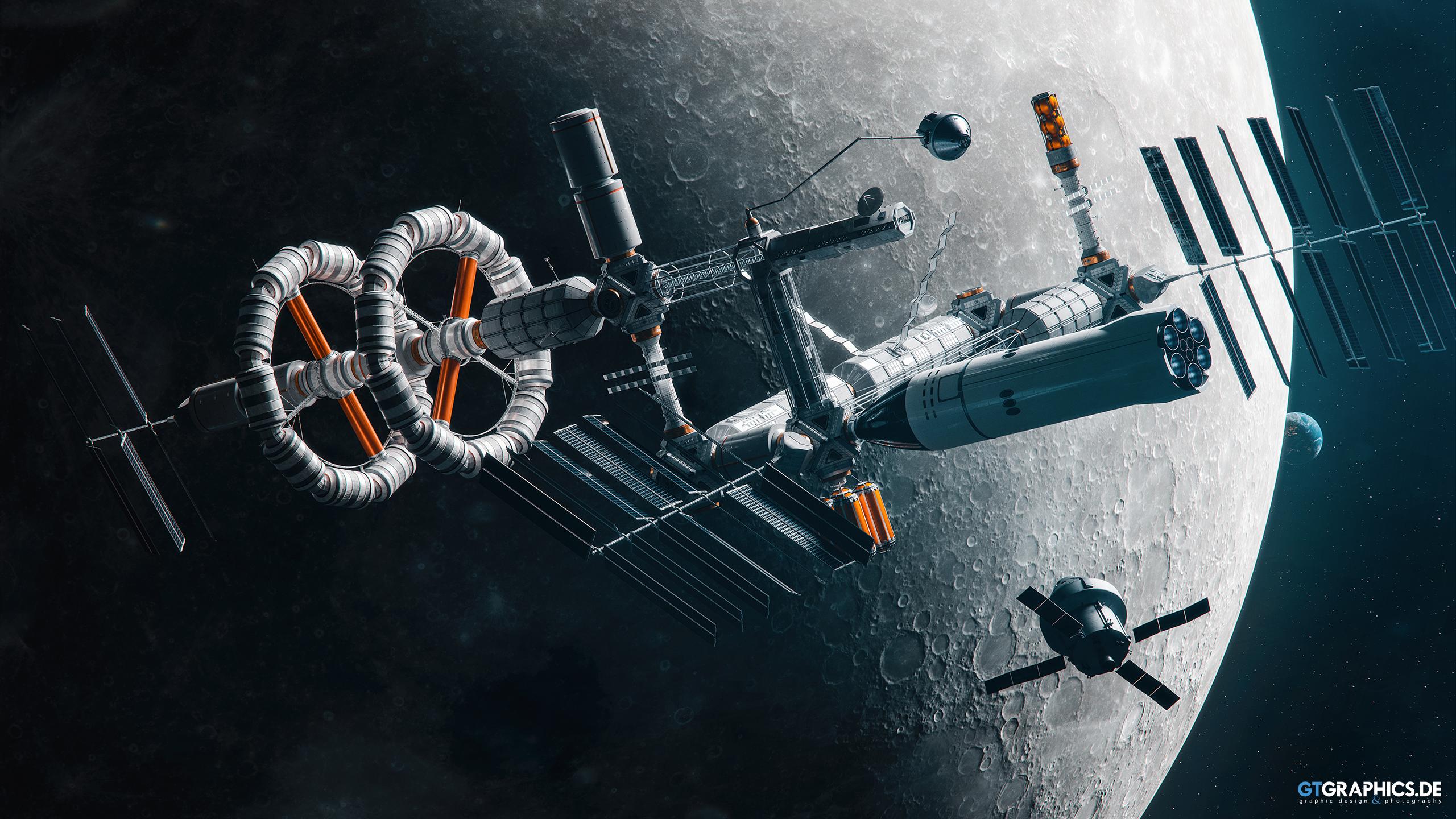 Gateway To Moon · Wallpapers · GTGRAPHICS