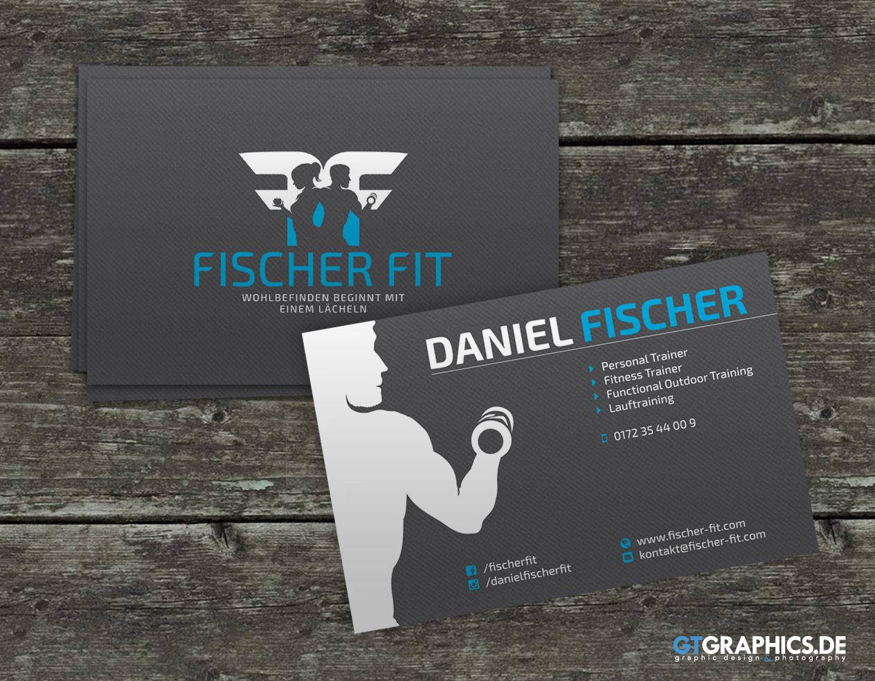 Visitenkarte Fischer Fit