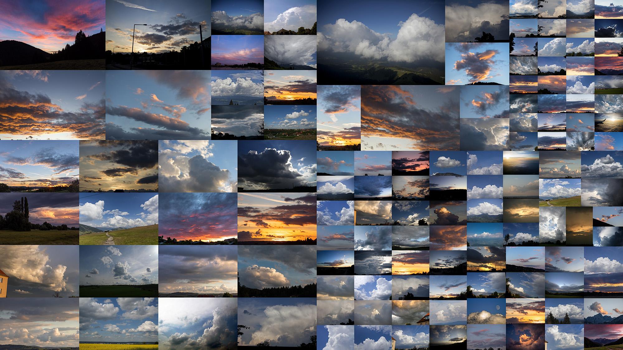 Random Clouds Collage