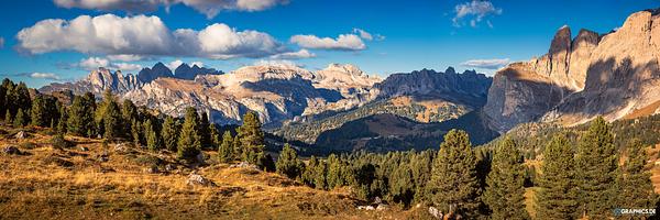 Val Gardena und Grödner Joch